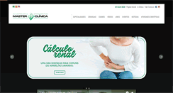 Desktop Screenshot of masterclinica.com.br